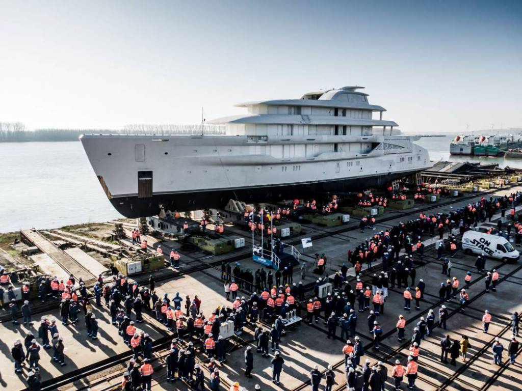 Amels launches its largest superyacht to date