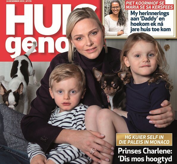 Princess Charlene on the Cover of Huisgenoot Magazine