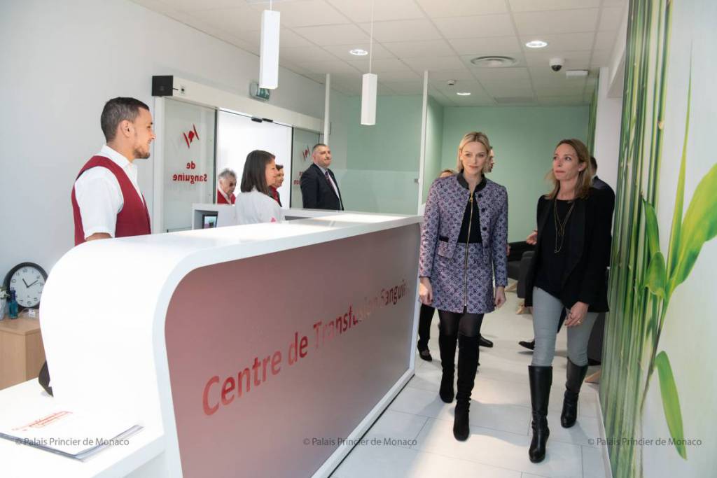 Princess Charlene reminisces in Princess Grace Hospital