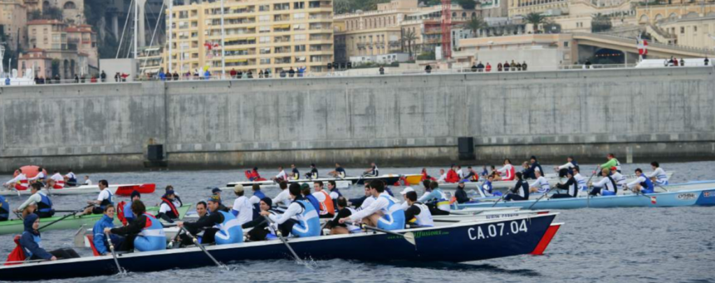 Challenge Albert II, the “First European Coastal Rowing Regatta”