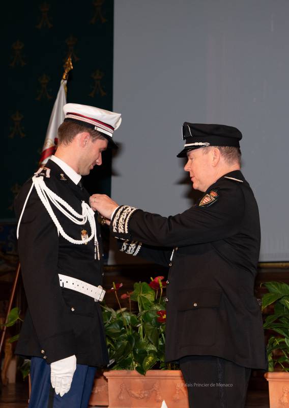 Prince Albert attends Police Oaths Ceremony