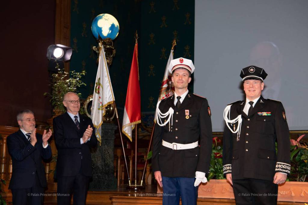 Prince Albert attends Police Oaths Ceremony