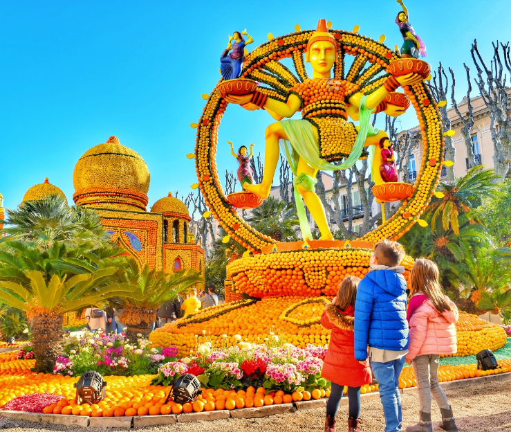 The 87th Lemon Festival in Menton