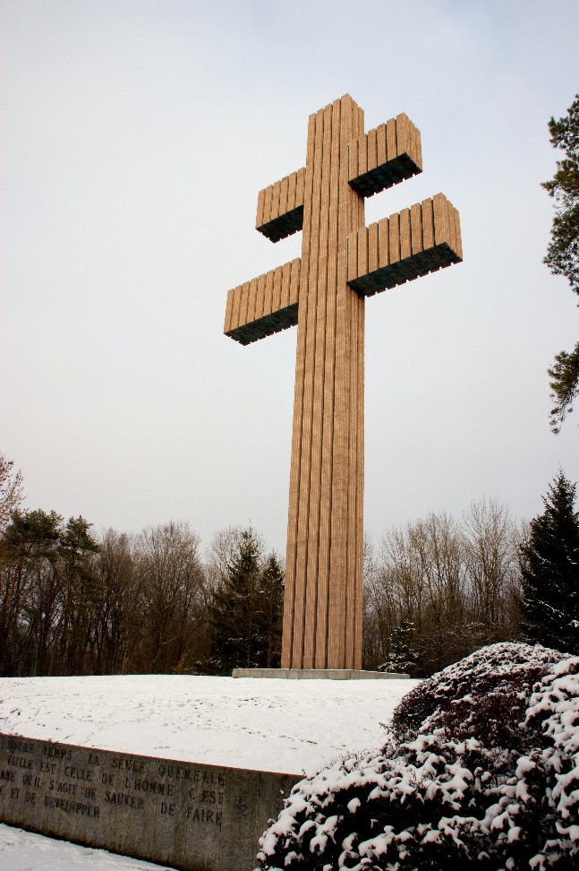 Cross of Lorraine, a memorial dedicated to General de Gaulle