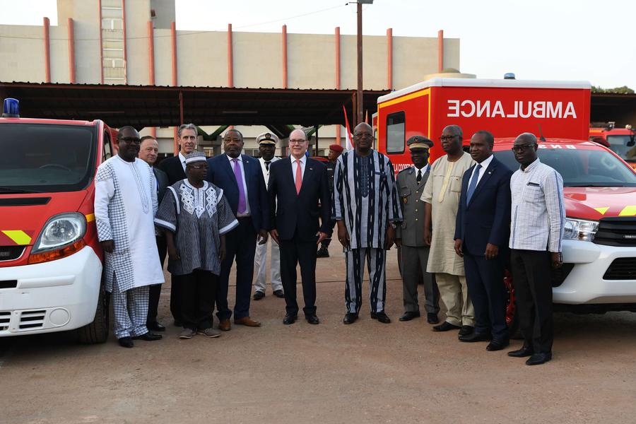 Partnership between Firefighters in Monaco and Burkina Faso