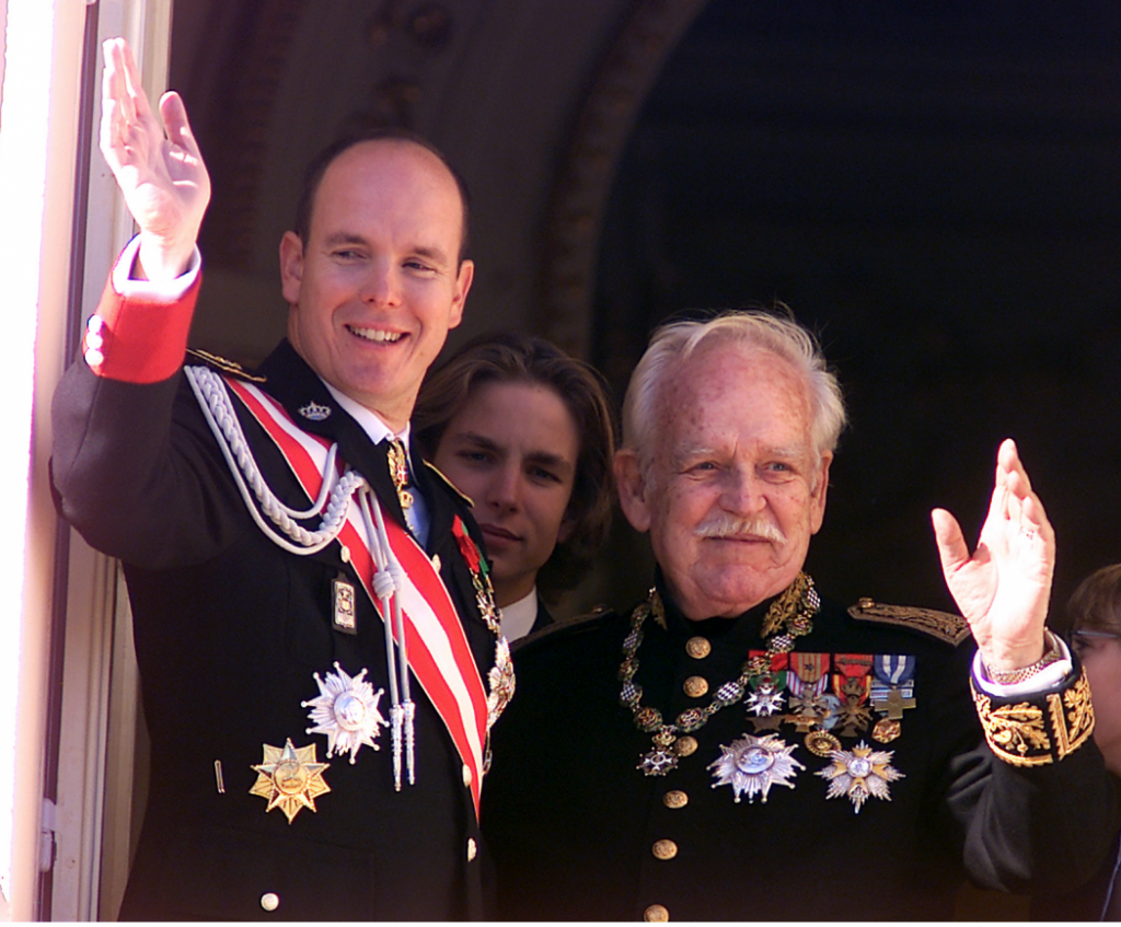 Prince Albert II and Rainier III