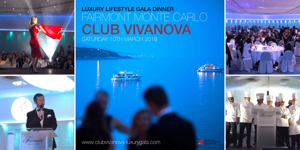 Club Vivanova Monte Carlo, 2018, Luxury Lifestyle Gala Dinner