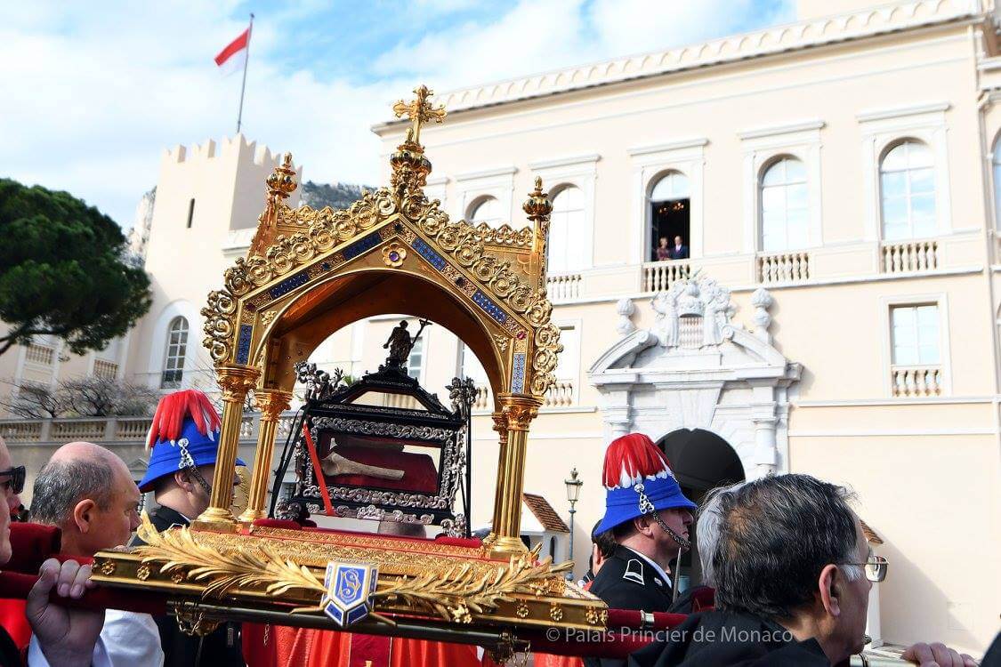 Princely Family attends Saint Devote Celebrations