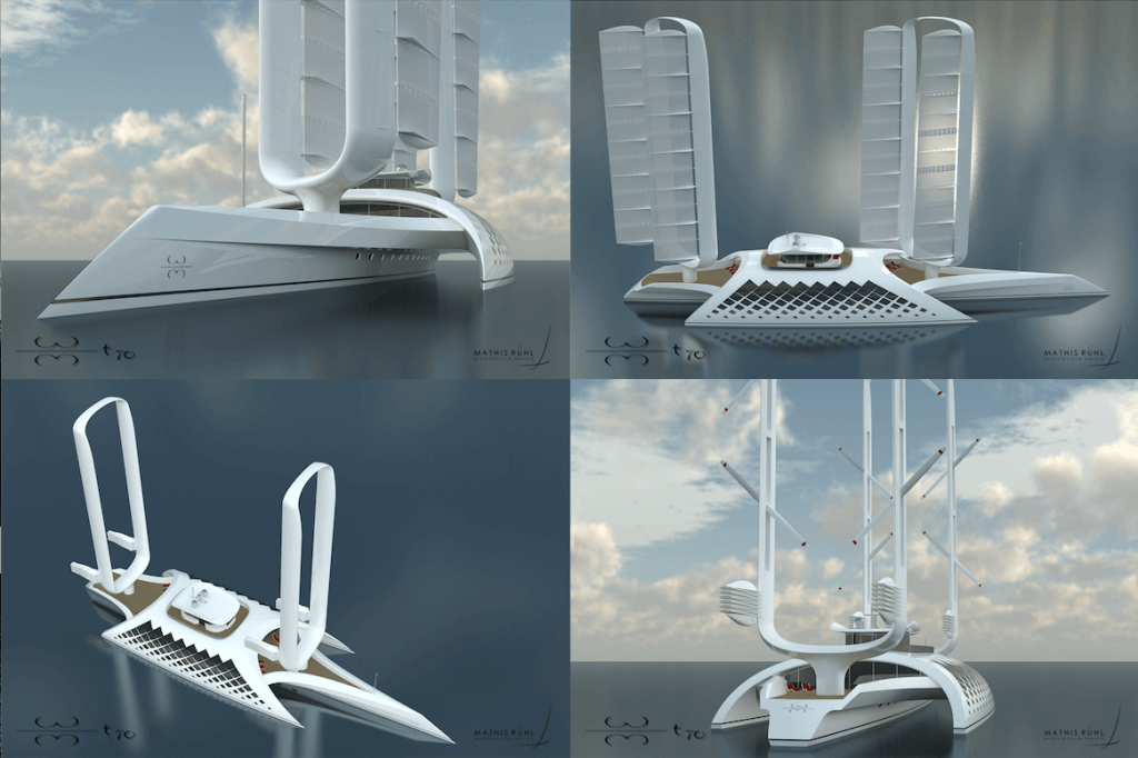 70-metre trimaran superyacht concept