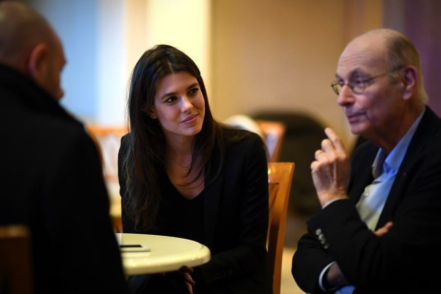 Boris Cyrulnik and Charlotte Casiraghi