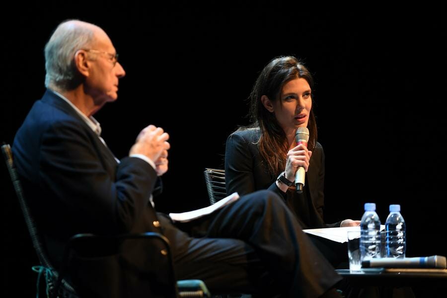 Boris Cyrulnik and Charlotte Casiraghi