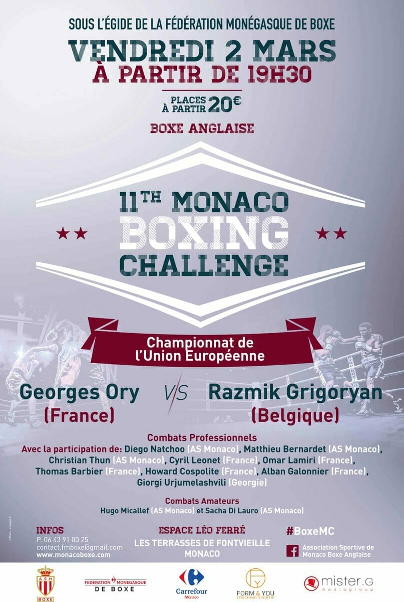 11th Monaco Boxing Challenge