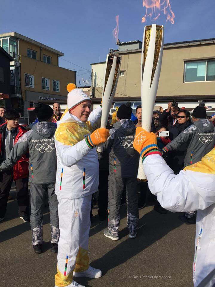 Prince Albert II at the Winter Olympics