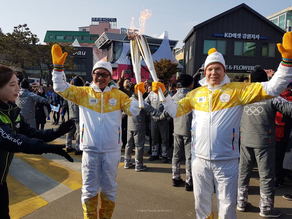 Prince Albert II at the Winter Olympics