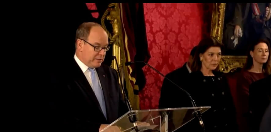 Prince Albert II presents Medals