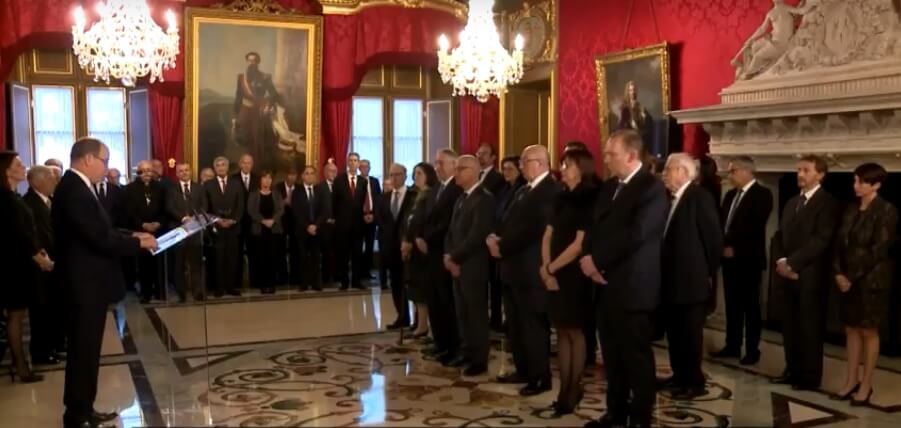 Prince Albert II presents Medals