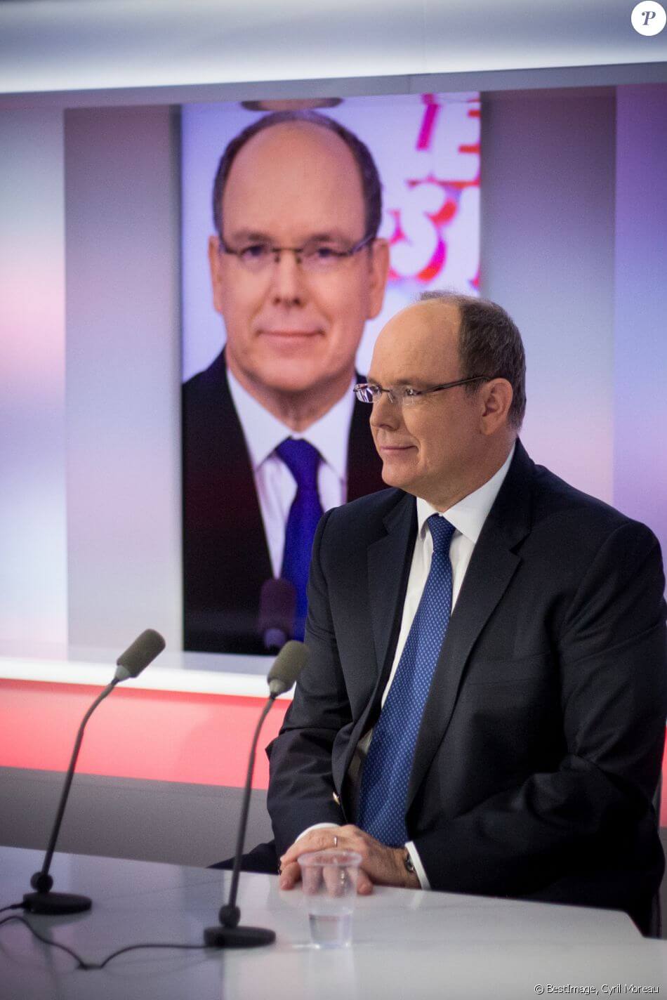 Prince Albert II was interviewed by Cyril Viguier on the Public Senate channel