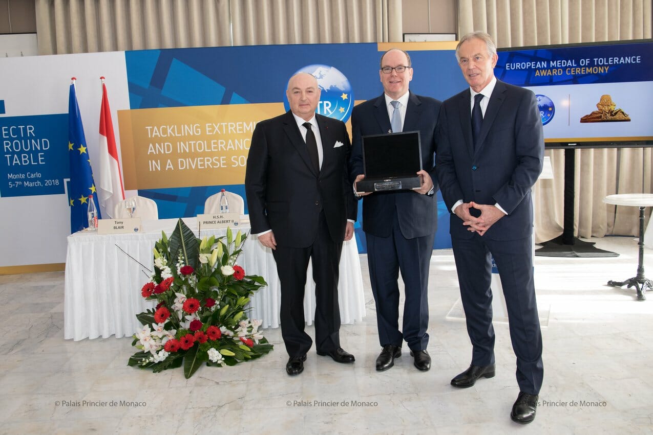 Prince Albert II European Medal of Tolerance