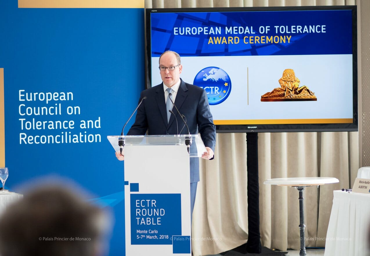 Prince Albert II European Medal of Tolerance