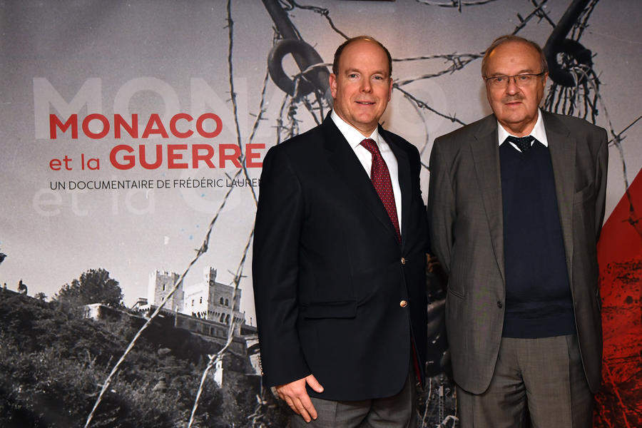 Prince Albert and director Frédéric Laurent