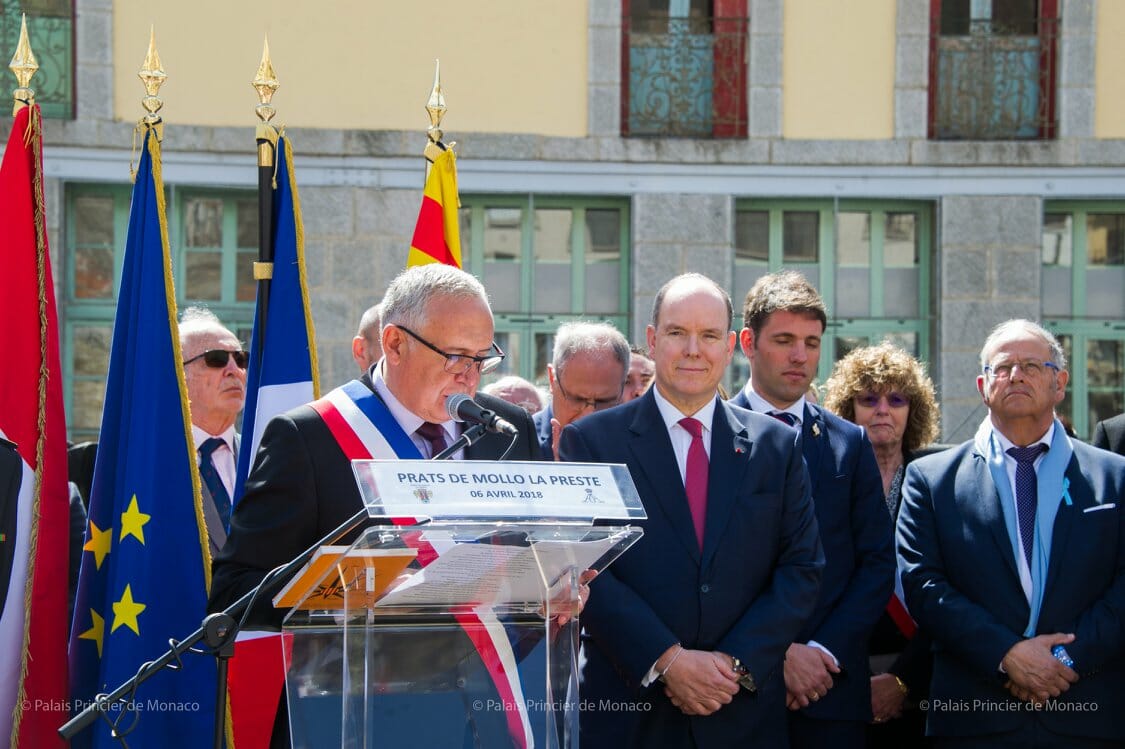 Prince Albert visits Prats-de-Mollo-la-Preste