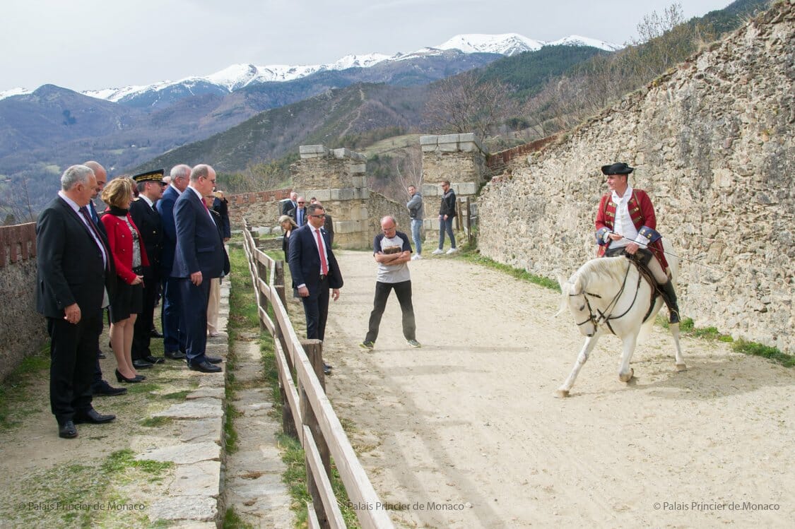 Prince Albert visits Prats-de-Mollo-la-Preste