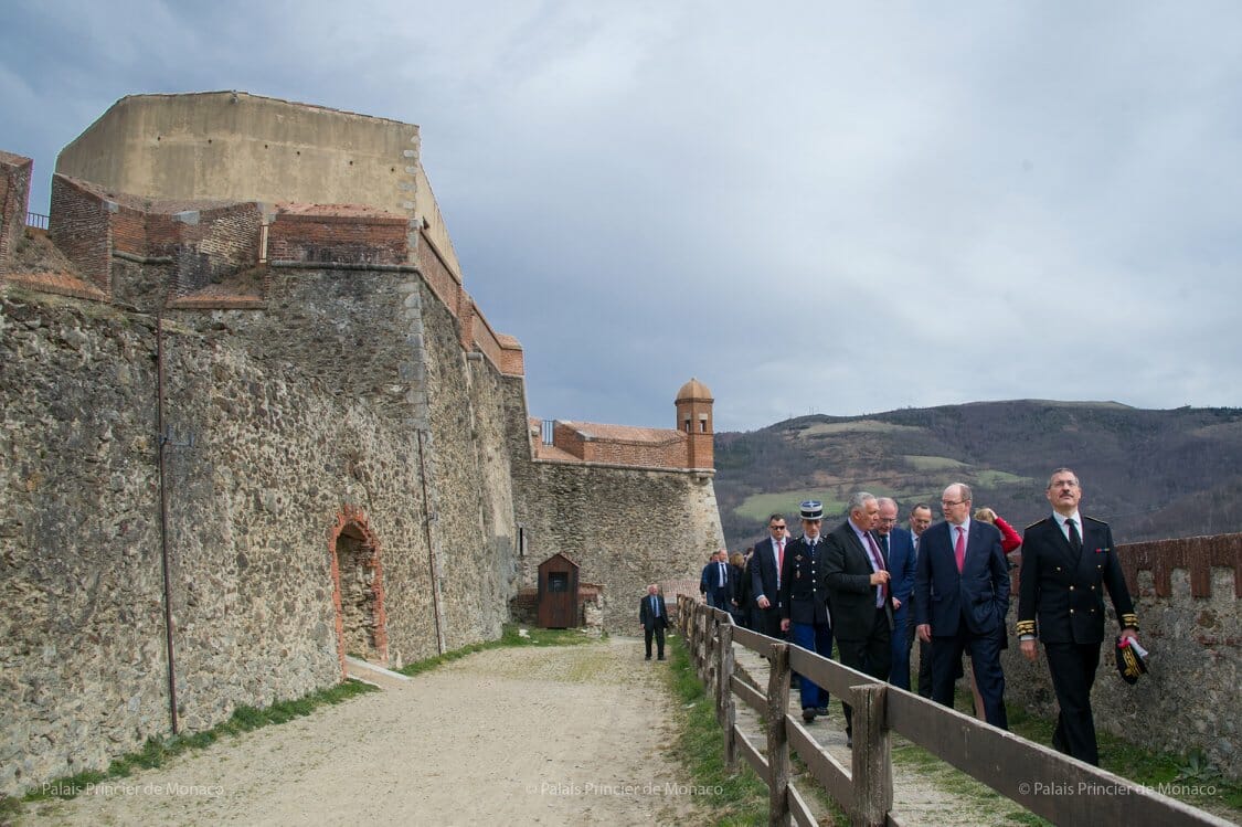 Prince Albert visits Prats-de-Mollo-la-Preste