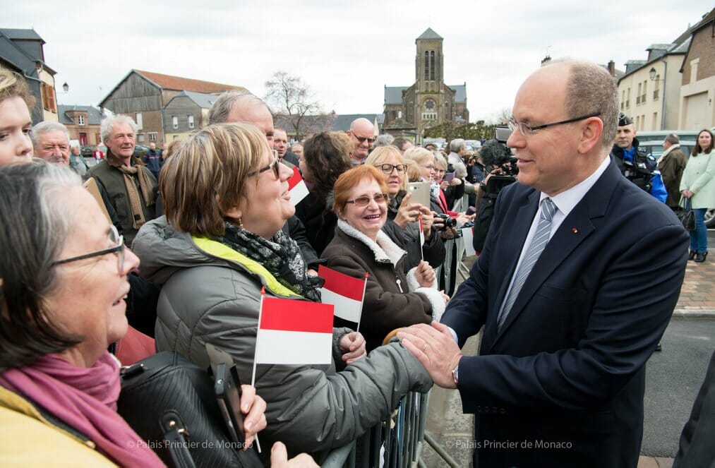 Prince Albert visits Aisne and Ardennes