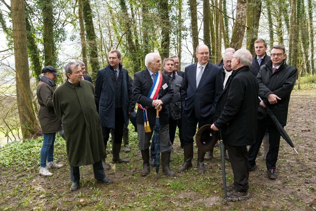 Prince Albert visits Aisne and Ardennes