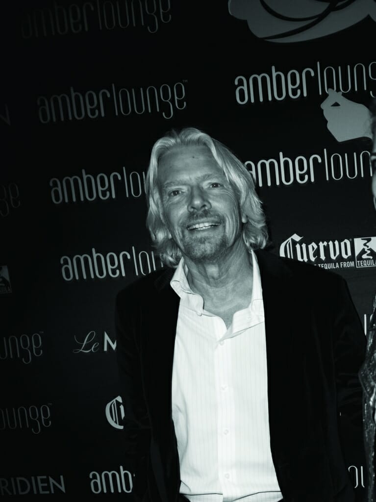 Amber Lounge Monaco celebrity guest Sir Richard Branson