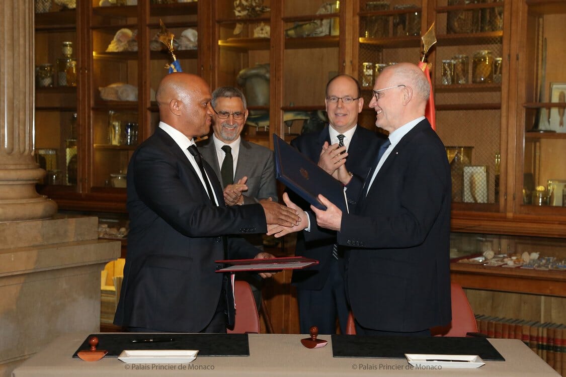 Prince Albert II and President of Cape Verde