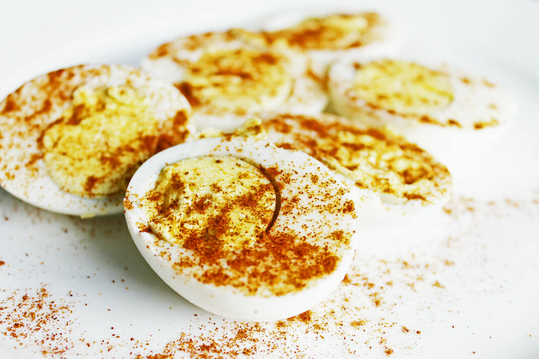 Eggs with paprika