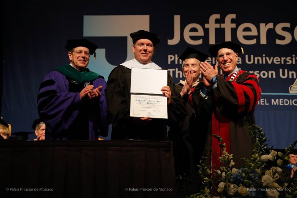 Prince Albert receives Honorary Doctorate