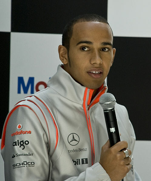 Lewis Hamilton portrait