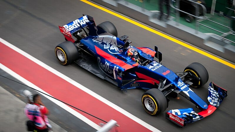 Pit lane car