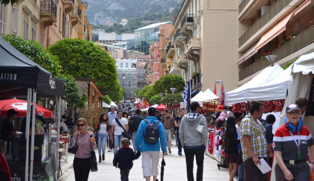 Monaco Grand Prix tourists