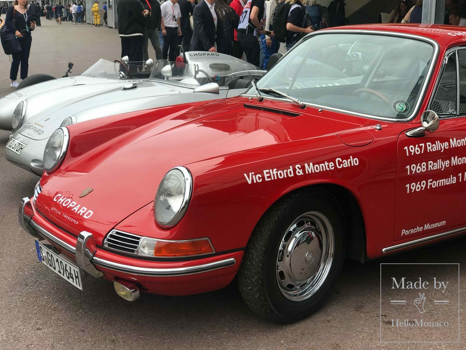 70th anniversary of Porsche parade participant