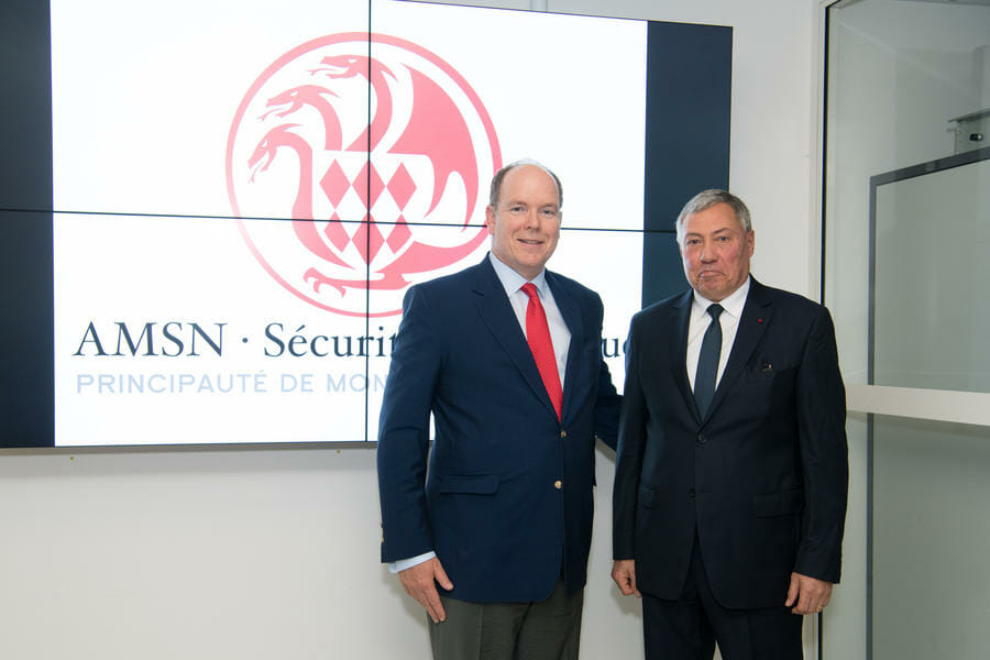 Prince Albert visits Monaco Digital Security Agency