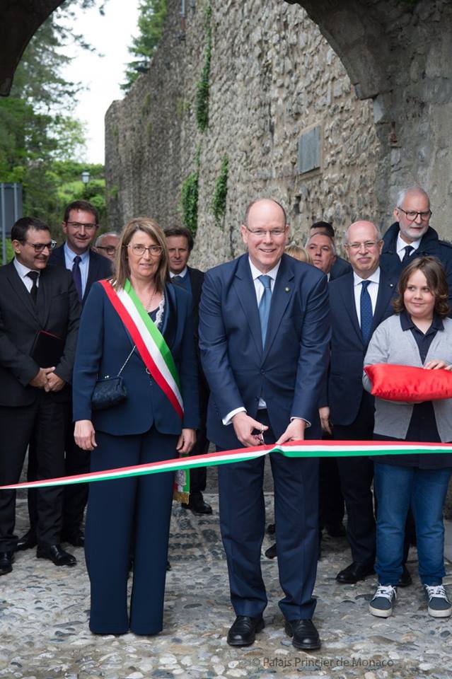 Prince Albert II visits Bardi