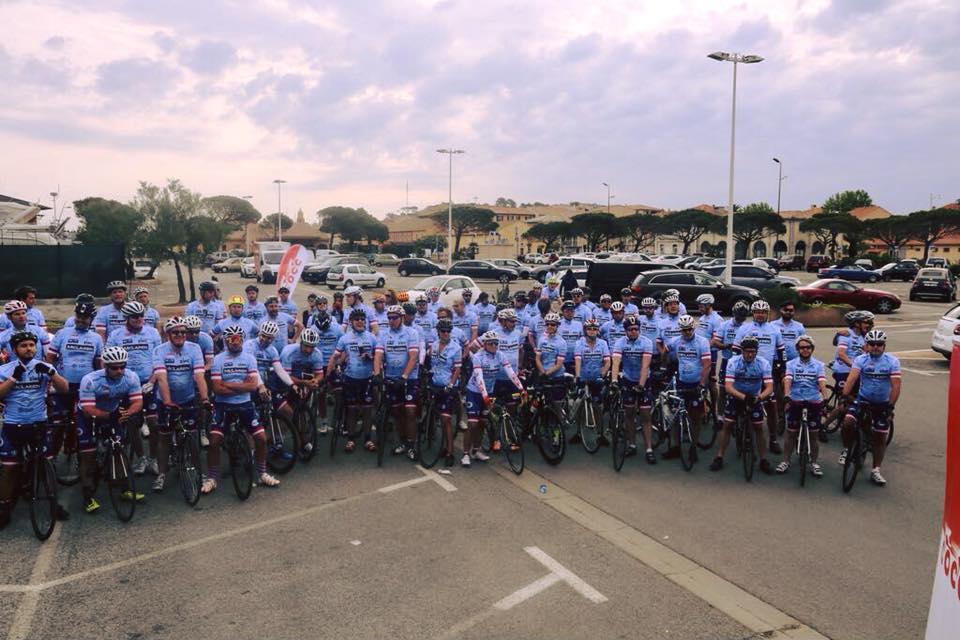 Prince Albert participates in Charity Bike Race