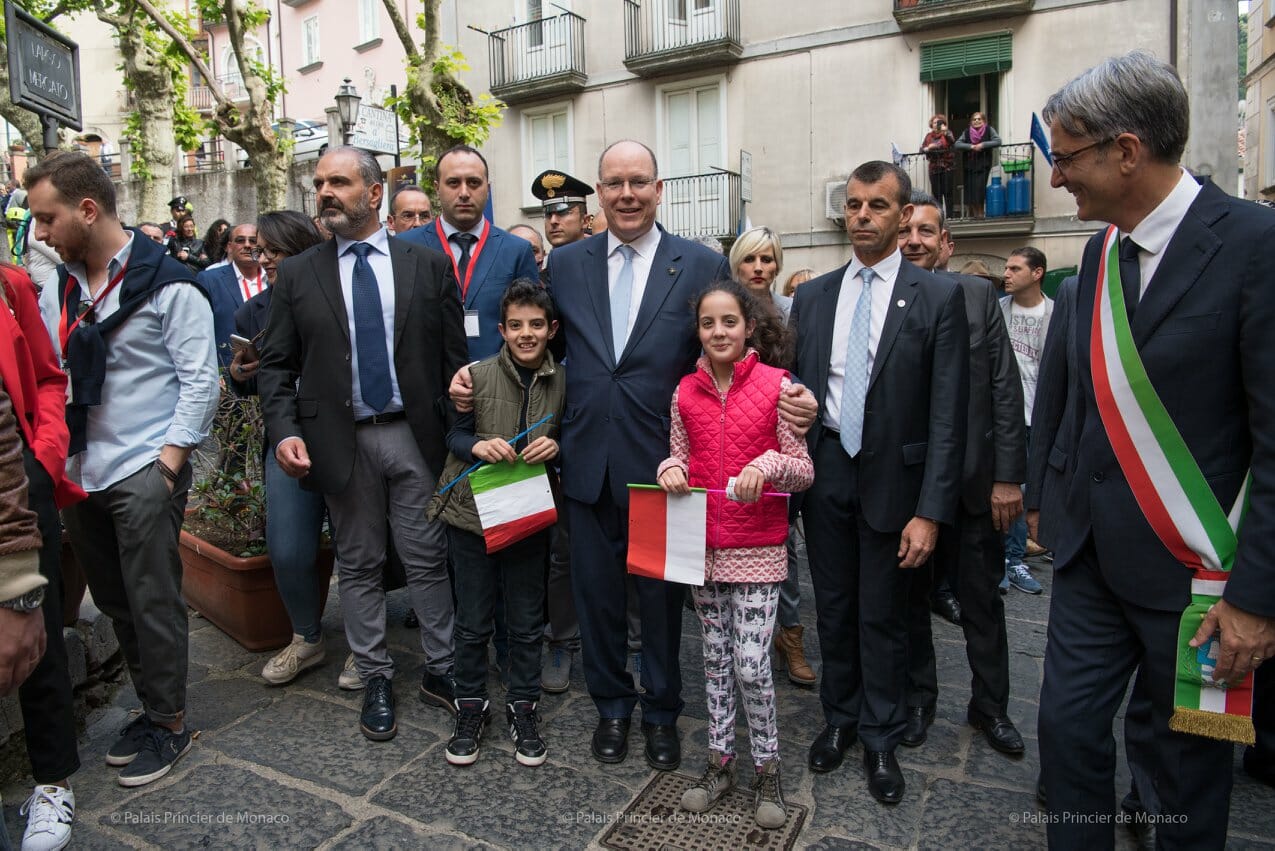 Prince Albert II in Naples