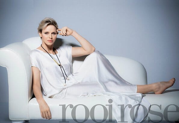 Princess Charlene on the cover of South African Magazine