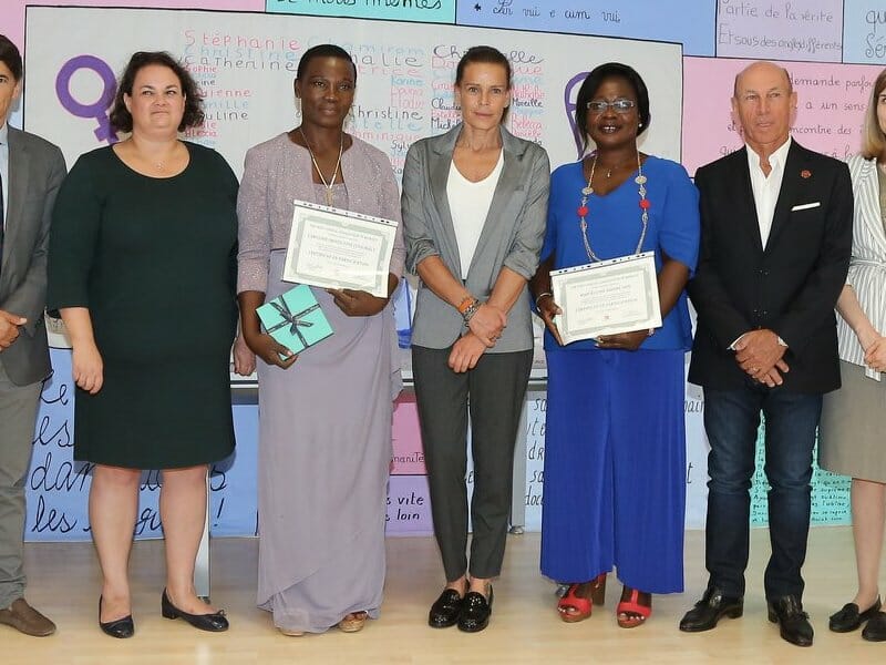 Princess Stéphanie awards Midwives from Côte d’Ivoire