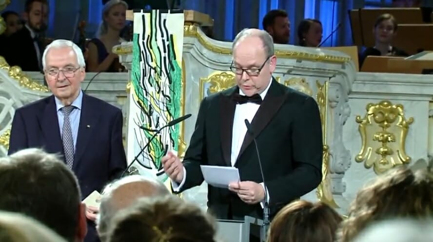 Prince Albert receives European Initiative Prize