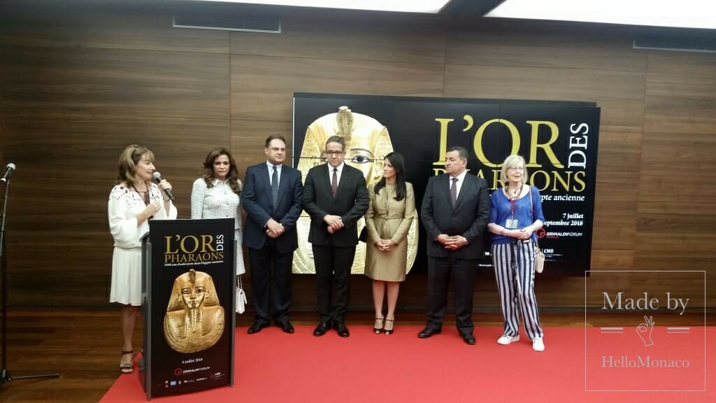 Grimaldi Forum: “The Golden Treasures of the Pharaohs” 