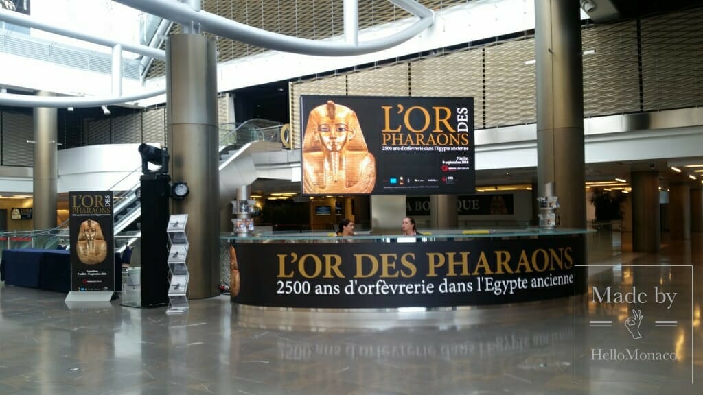 Grimaldi Forum: “The Golden Treasures of the Pharaohs”