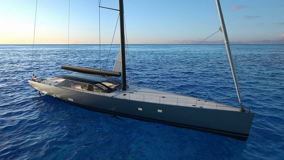 42-metre sailing yacht E-volution