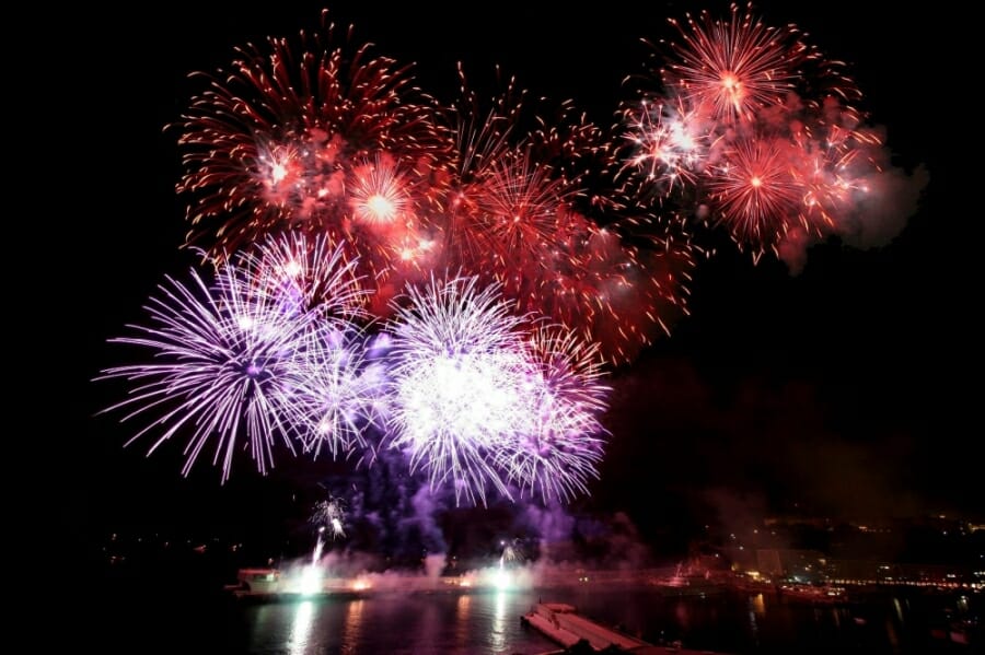 Art en Ciel Monaco Fireworks