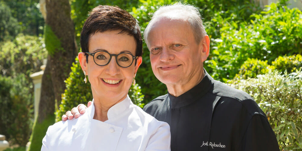 Carme Ruscalleda and Joel Robuchon