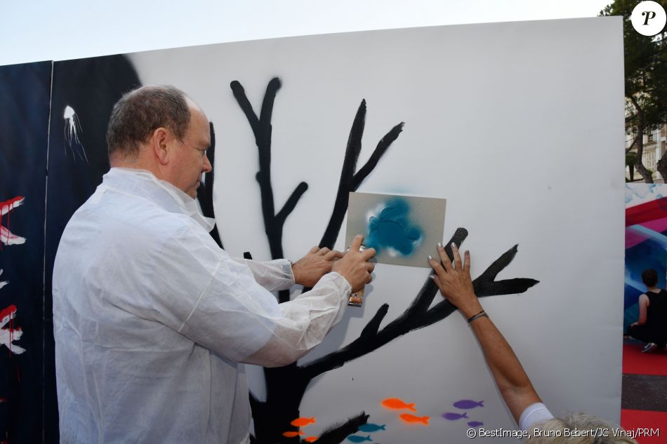 Prince Albert attended the 2nd ‘Urban Painting Around The World’